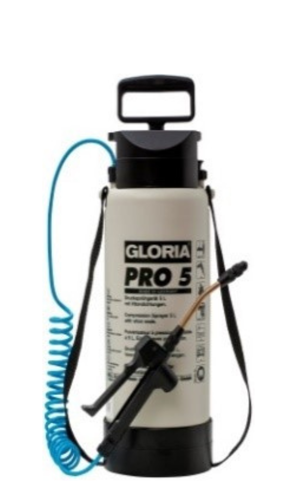 GLORIA PRO5 |  5.0L Industril Grade Poly Sprayer | SPIRAL HOSE - Bravo Pty Ltd