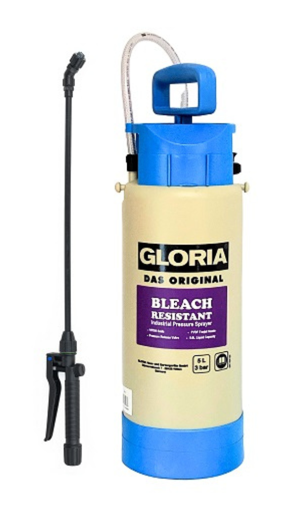 GLORIA PRO5 | 5.0L Industrial Grade Poly Sprayer | BLEACH RESISTANT - Bravo Pty Ltd