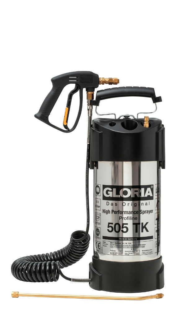 GLORIA 505TK | 5.0L Stainless Steel Sprayer | CARPET & UPHOLSTERY CLEANING - Bravo Pty Ltd