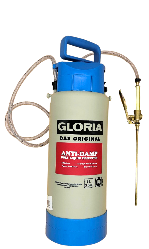 GLORIA PRO5 | 5.0L Industrial Grade Poly Sprayer | ANTI DAMP INJECTOR