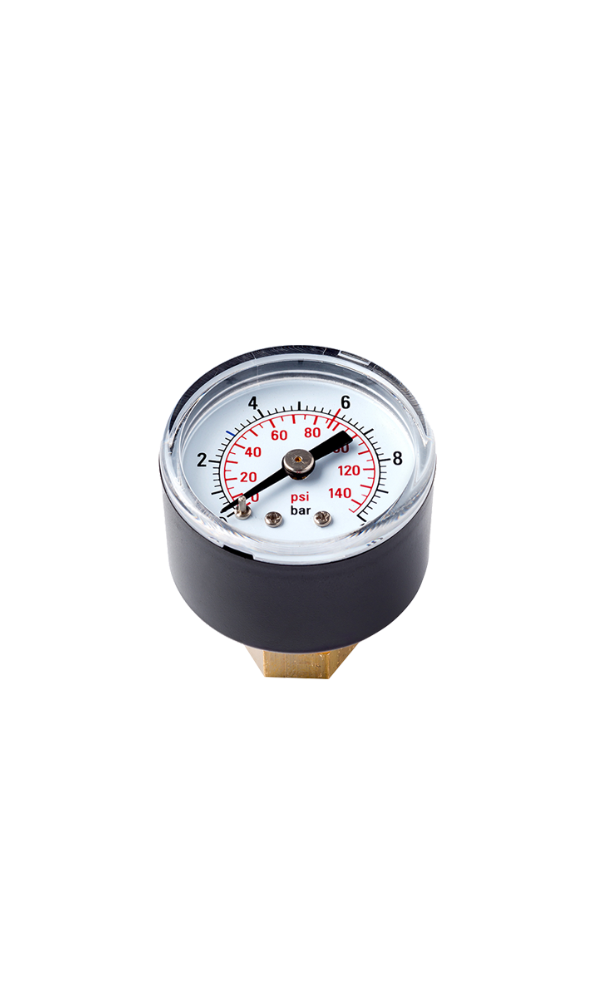 0 – 10 Bar Pressure Gauge with Locking Nut - Bravo Pty Ltd