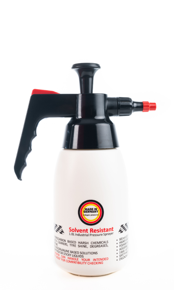 KLAGER PLASTIK | 1.0L Solvent Resistant Pressure Sprayer - Bravo Pty Ltd
